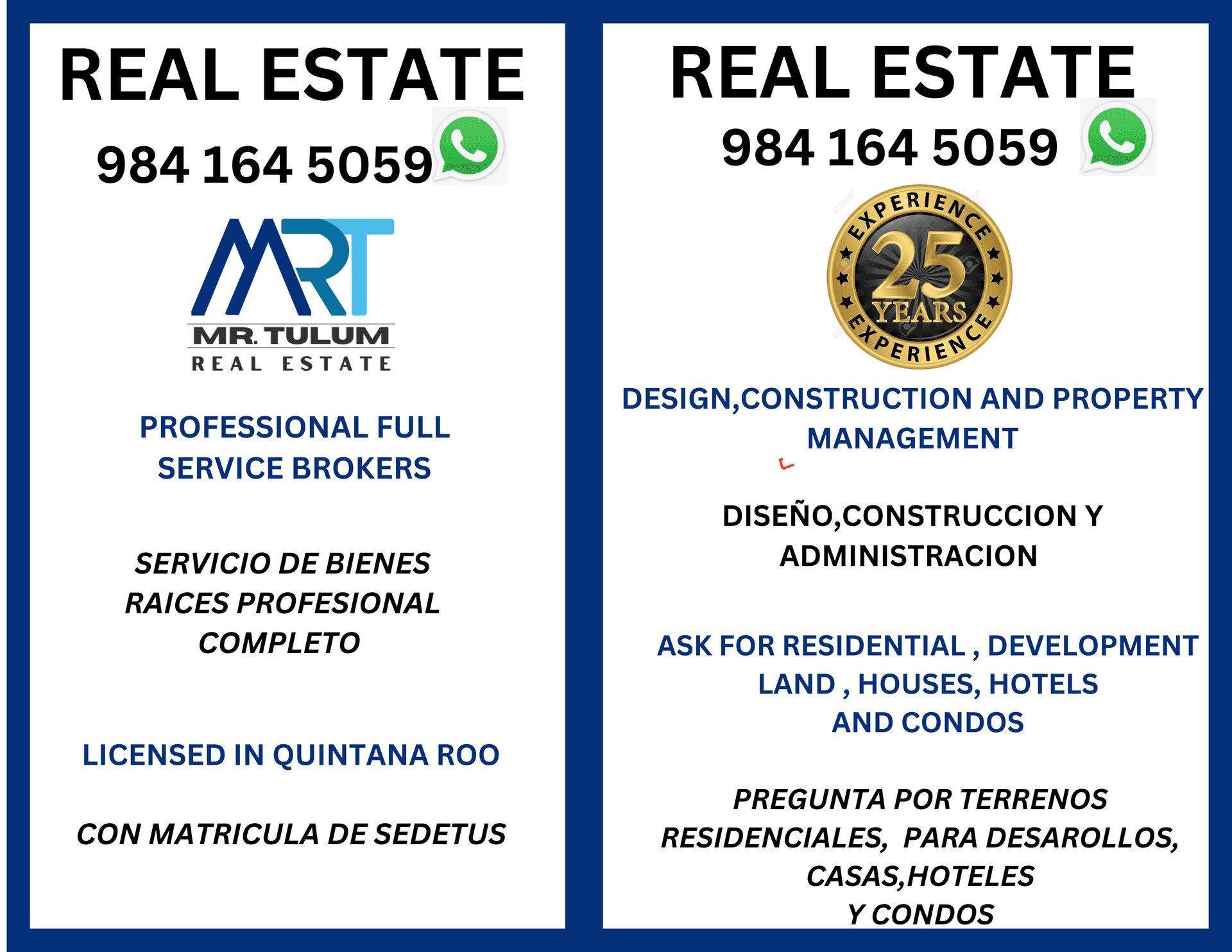 MR TULUM REAL ESTATE SERVICES